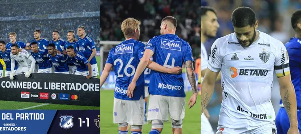 El equipo embajador logró un empate ante Atlético Mineiro en el estadio El Campín