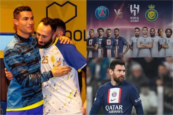 El equipo francés está jugando un partido amistoso ante el nuevo equipo Al Nassr de Cristiano Ronaldo