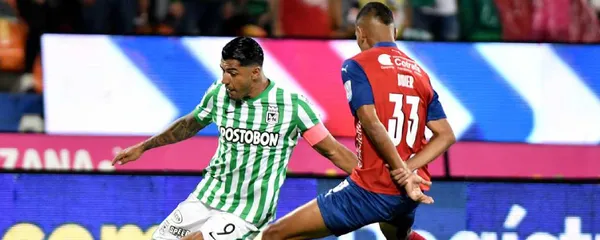 El equipo verde jugó gran parte del segundo tiempo con nueve hombres.
