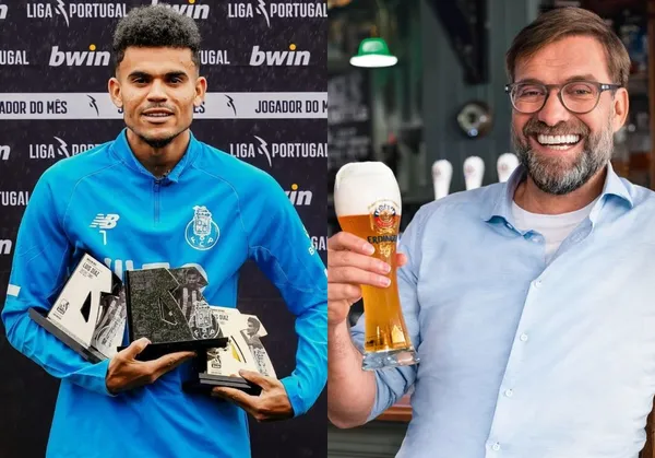 El estratega alemán Jürgen Klopp sin querer quedó en evidencia de su interés en Luis Díaz.