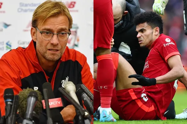 El estratega alemán de manera graciosa le explicó a Luis Díaz como es el futbol en Inglaterra tras un fuerte golpe que sufrió el colombiano.