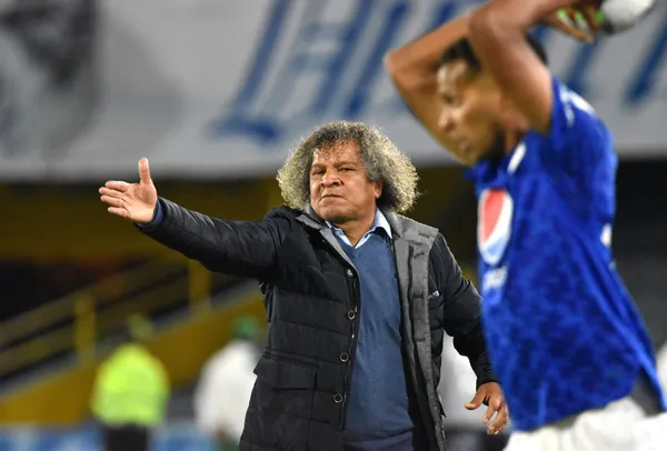 El estratega de Millonarios FC compareció ante los medios luego de empatar con el Deportes Tolima.