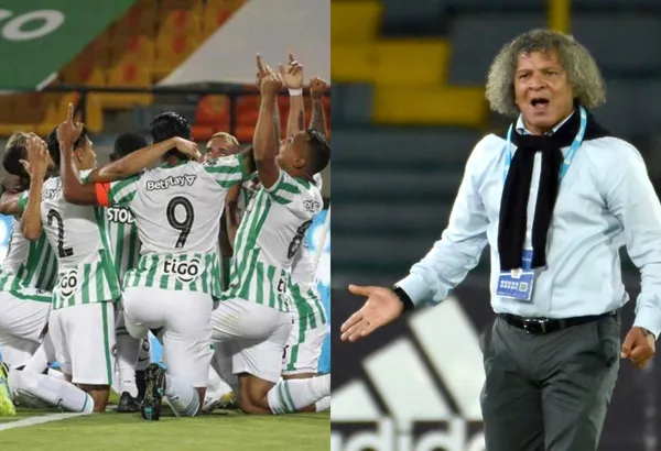 El estratega de Millonarios FC no dejó de mostrar la rabia que sintió al perder contra Atlético Nacional.