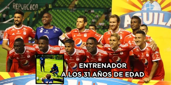 El ex América ahora es entrenador a corta edad. Foto tomada del portal 90 Minutos Noticiero y foto del portal de Golty.