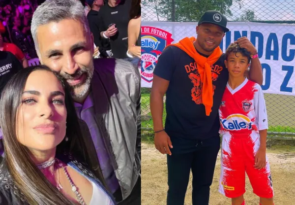 El ex defensor colombiano y otros futbolistas mostraron su admiración al cantante Maluma, quien tuvo una presentación en Medellín que causó revuelo en las redes sociales.