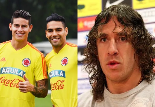 El ex jugador del FC Barcelona está en Colombia y habló sobre James Rodríguez y Radamel Falcao.