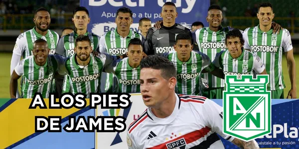 El ex Verdolaga no paró en elogios con James. Foto de Nacional tomada de Antena 2, James de El País.