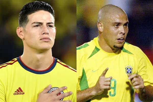 El exfutbolista y astro brasileño mostró su admiración por un jugador de la Selección Colombia.