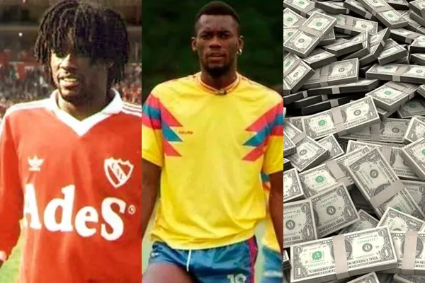 El exjugador colombiano militó en varios clubes y fue una figura en Argentina