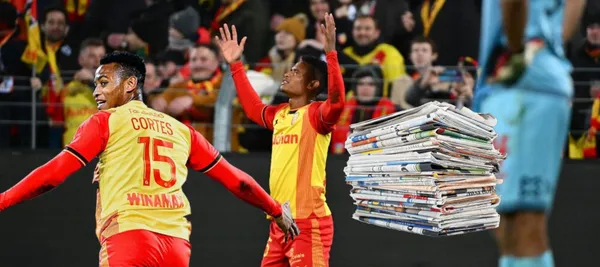 El exjugador de Millonarios marcó con la camiseta de Lens en la liga de Francia