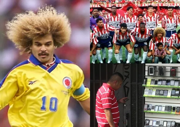 El exjugador fue un crack en el equipo tiburón y ahora promociona un negocio de celulares