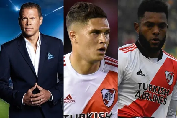 El exjugador habló sobre el presente de los colombianos en River Plate