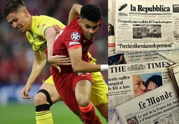 El extremo colombiano Luis Díaz participó durante 81 minutos con el equipo de Anfield, que consiguió un triunfo parcial de cara al choque de vuelta en territorio español.