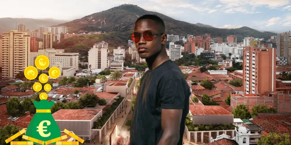 El extremo colombiano Luis Sinisterra, tiene un lujo de más de 420 millones en Colombia.