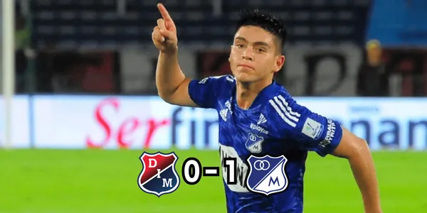 El extremo Daniel Ruiz anotó un verdadero golazo contra el Medellín.