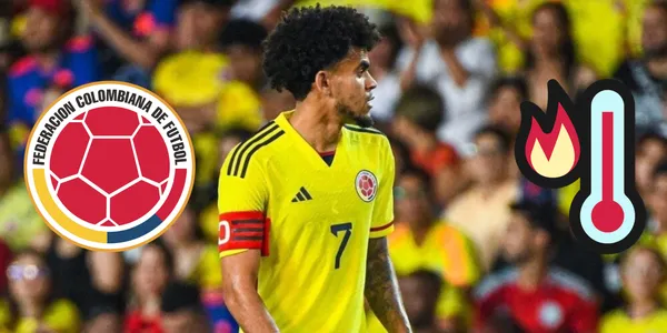 El extremo Luis Díaz, dio sus opiniones sobre la temperatura en Barranquilla y el horario del partido contra Uruguay.