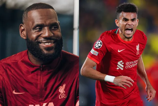 El famoso jugador de baloncesto mandó un mensaje luego de ver lo que hizo Luis Díaz y el Liverpool en la Champions League.