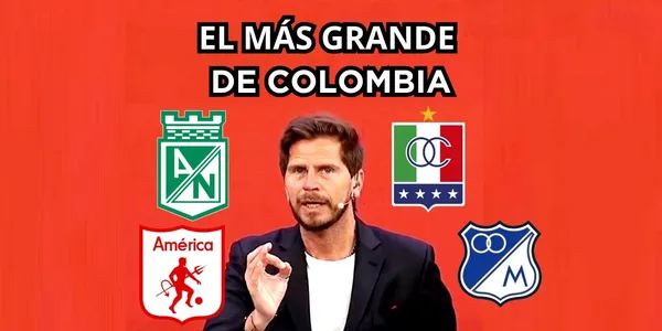 El famoso periodista argentino Sebastián Vignolo dijo sin miedo cual es el equipo más grande de Colombia según él.