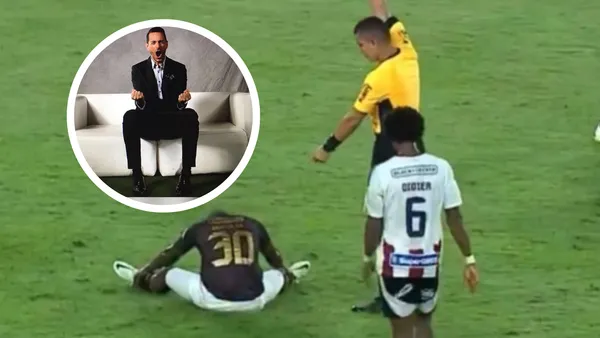 El FPC otra vez en el centro del debate: esta fue la reacción de Pablo Giralt ante la jugada viral del torneo. Foto. Captura de Win Sports y X