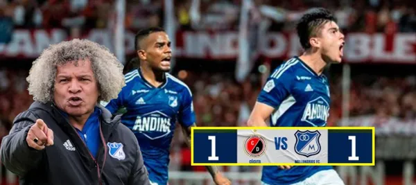 El futbolista fue figura con Millonarios vs Cúcuta Deportivo en la semifinal vuelta de Copa Colombia