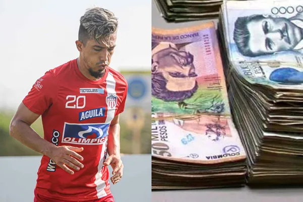 El futbolista se vio involucrado en una polémica por sus declaraciones y el periodista Carlos Antonio Vélez reveló cuál es su salario en Junior.