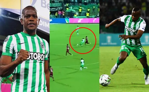 El gol de Yerson Candelo parece que ya es marca de fábrica en el club y un jugador de Atlético Nacional lo repitió hace pocas horas.