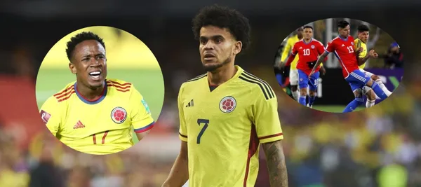 El guajiro fue sustituido en la segunda parte del partido que está empatado entre Colombia y Chile