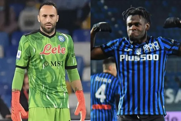 El guardameta colombiano es una de las figuras de Napoli en Italia y el delantero Zapata es un referente den Atalanta y se viene recuperando de una lesión.