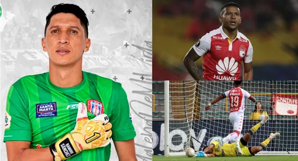 El guardameta humilló a Wilson Morelo de Independiente Santa Fe quien fue un tronco