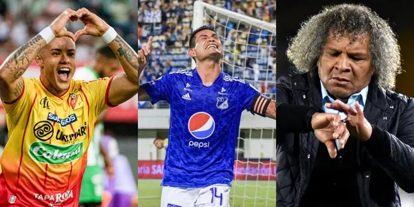 El ídolo de los embajadores sorprendió a los hinchas bogotanos.