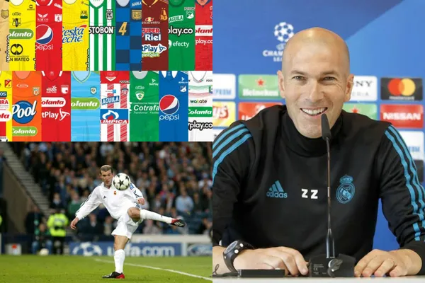 El ídolo de Zinedine Zidane tiene en su museo personal la camiseta de un equipo de Colombia.