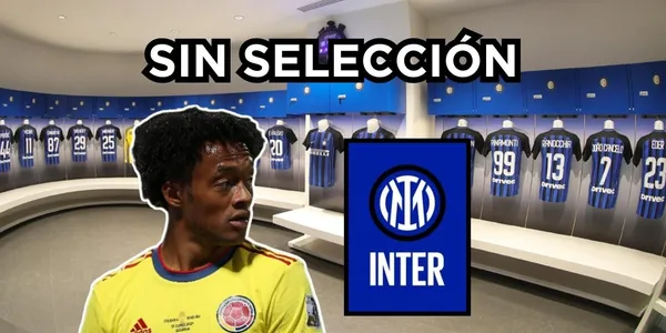 El Inter de Milán alejaría a Juan Guillermo Cuadrado de la Selección Colombia.