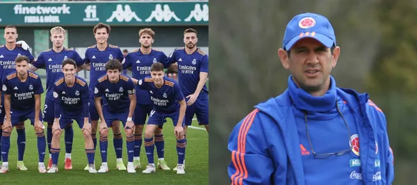 El joven delantero español con padres colombianos firmó un contrato con el club merengue con tan solo 16 años.