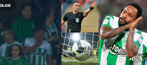 El juez sorprendió en el partido de Atlético Nacional ante Alianza Petrolera