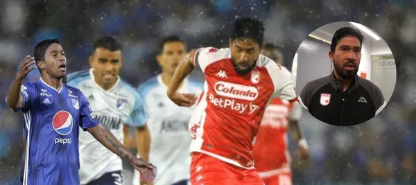 El jugador anotó en la goleada 4-2 de Santa Fe ante Millonarios en el Campin