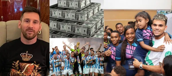 El jugador argentino tuvo un millonario gesto con sus compañeros de la selección argentina