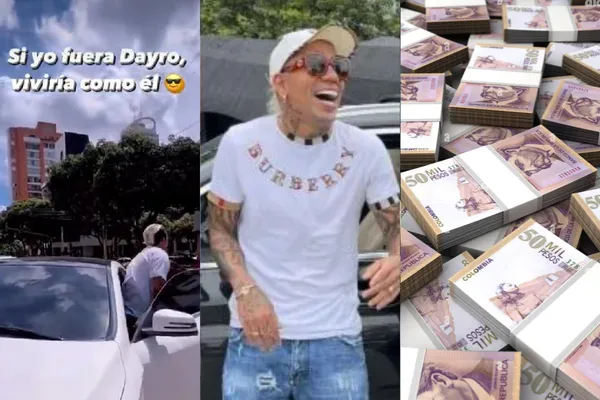 El jugador de Atlético Bucaramanga constantemente presume sus grandes lujos como carros, joyas, entre otros