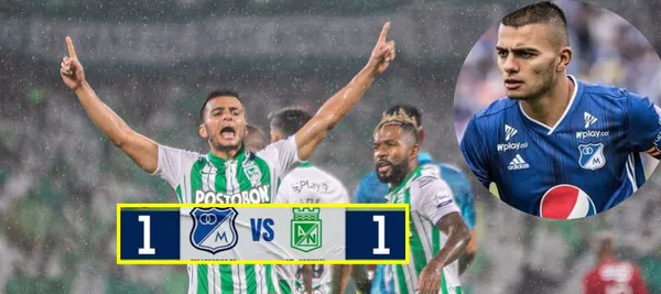 El jugador de Atlético Nacional con pasado en Millonarios habló luego del empate 1-1 por Copa Colombia