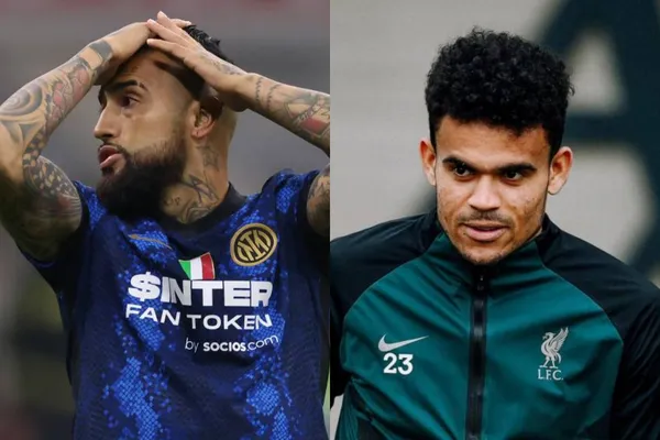 El jugador chileno opacó al colombiano en una jugada del partido de Liverpool ante Inter de Milán y ahora vive una situación complicada.