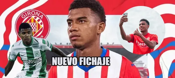 El jugador colombiano acaba de ser fichado por Girona de España