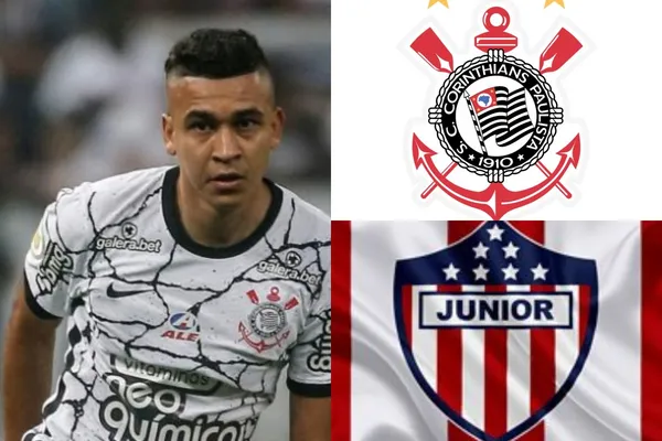 El jugador colombiano buscaría salir de Corinthians y fichar con Junior de cara a la próxima temporada