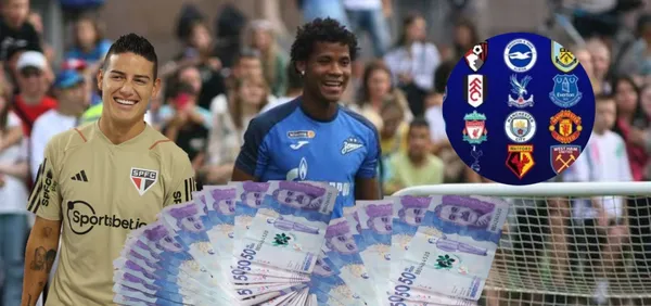 El jugador colombiano es pretendido por un club de la Premier League