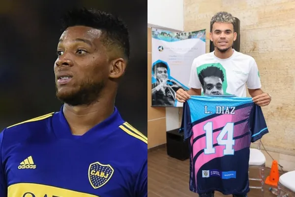 El jugador colombiano es un referente en Boca Juniors y tuvo un gesto al estilo Luis Díaz en nuestro país