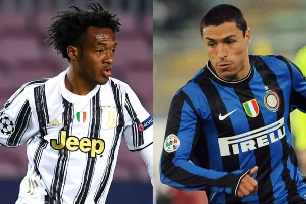 El jugador colombiano es un referente en la Juventus y su compatriota hizo historia en el Inter de Milán.
