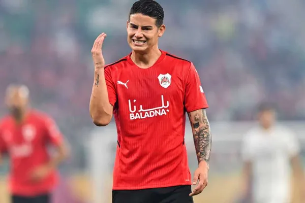 El jugador colombiano está buscando un nuevo equipo tras su salida del equipo catarí.