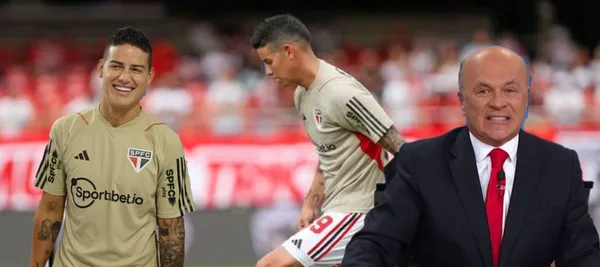 El jugador colombiano está en gran forma en Sao Paulo de Brasil