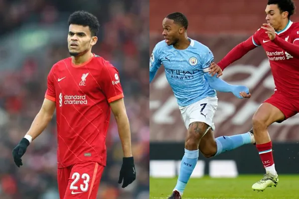 El jugador colombiano ingresó en la segunda parte del partido por el portugués Digo Jota.