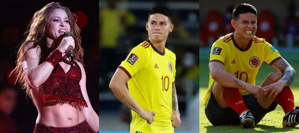 El jugador colombiano le había bajado la caña a la artista