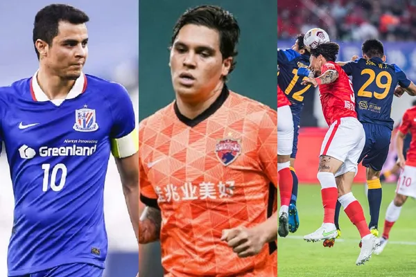 El jugador colombiano le siguió los pasos a sus compatriotas y juega en la liga de China desde la temporada pasada