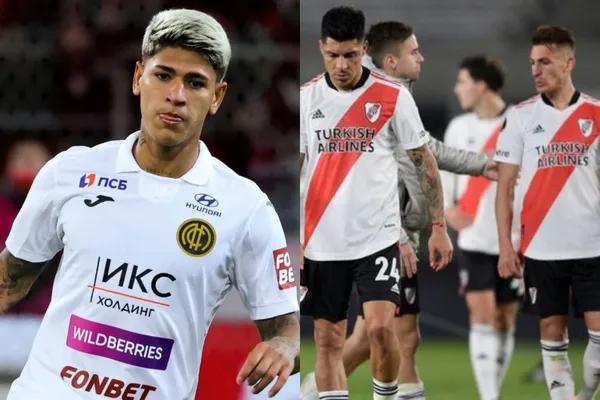 El jugador colombiano llegó esta temporada al club de Rusia tras su paso por River Plate